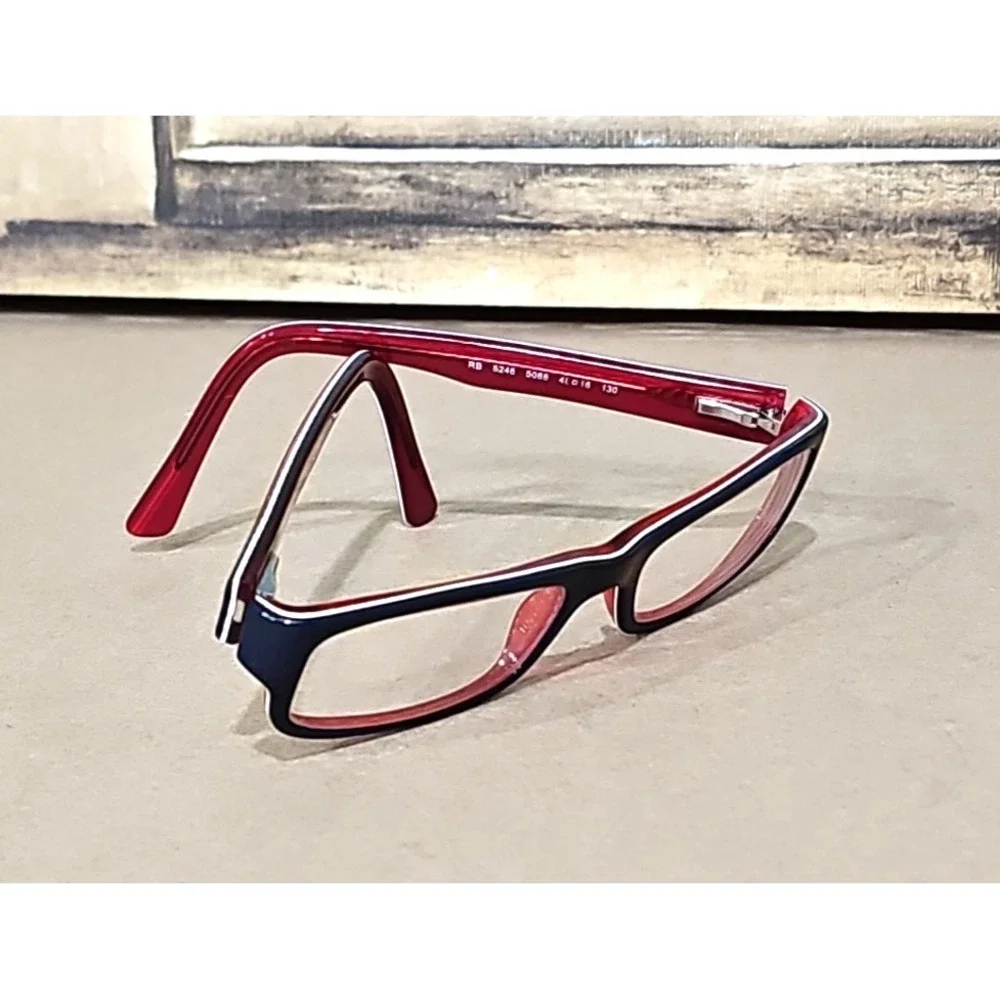 Ray Ban RB5246 5088 Kids Small Blue Red Eyeglasses Frame‎ 48-16 130 Frames Only